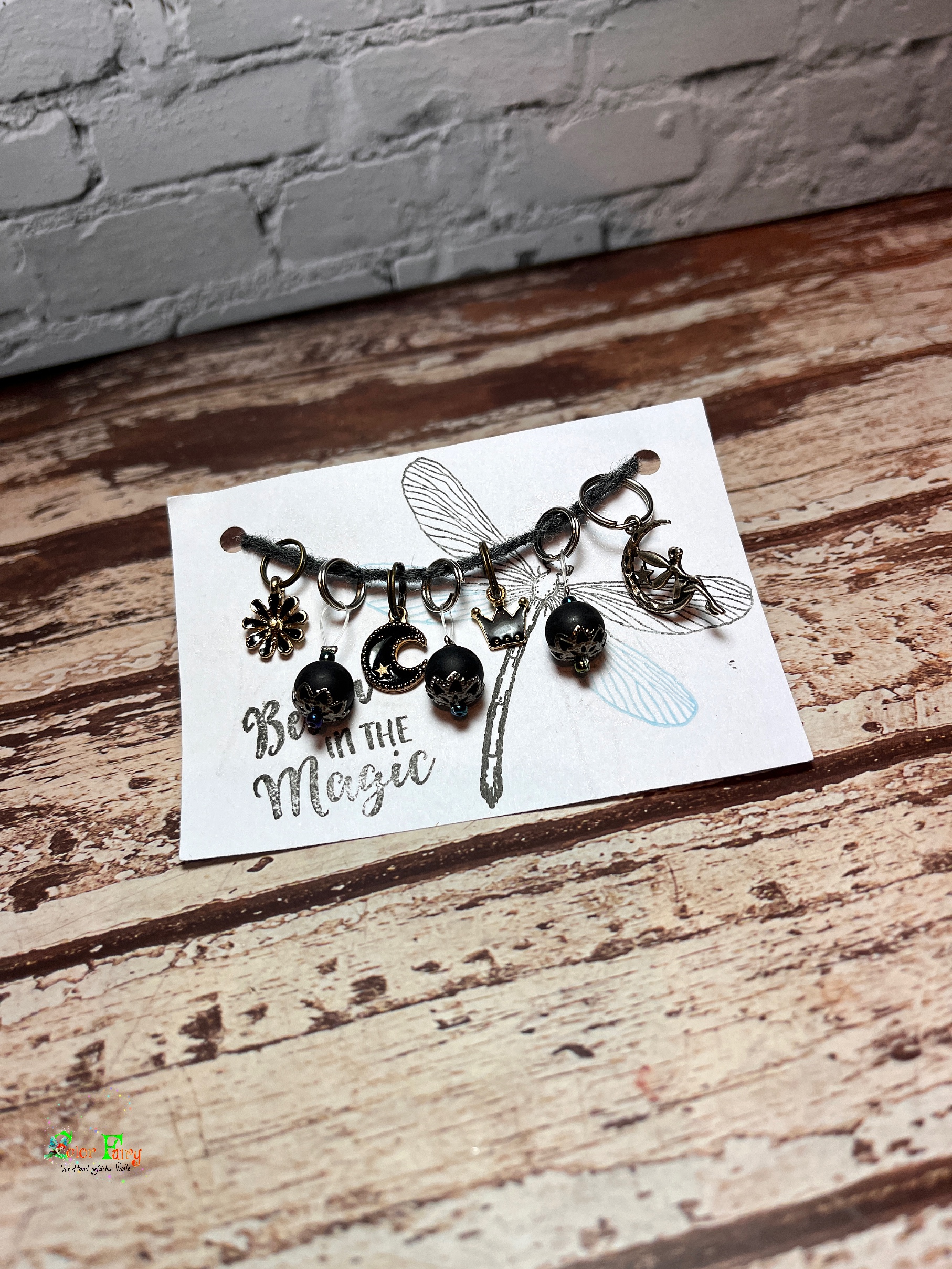 Maschenmarkierer Set Black Moon