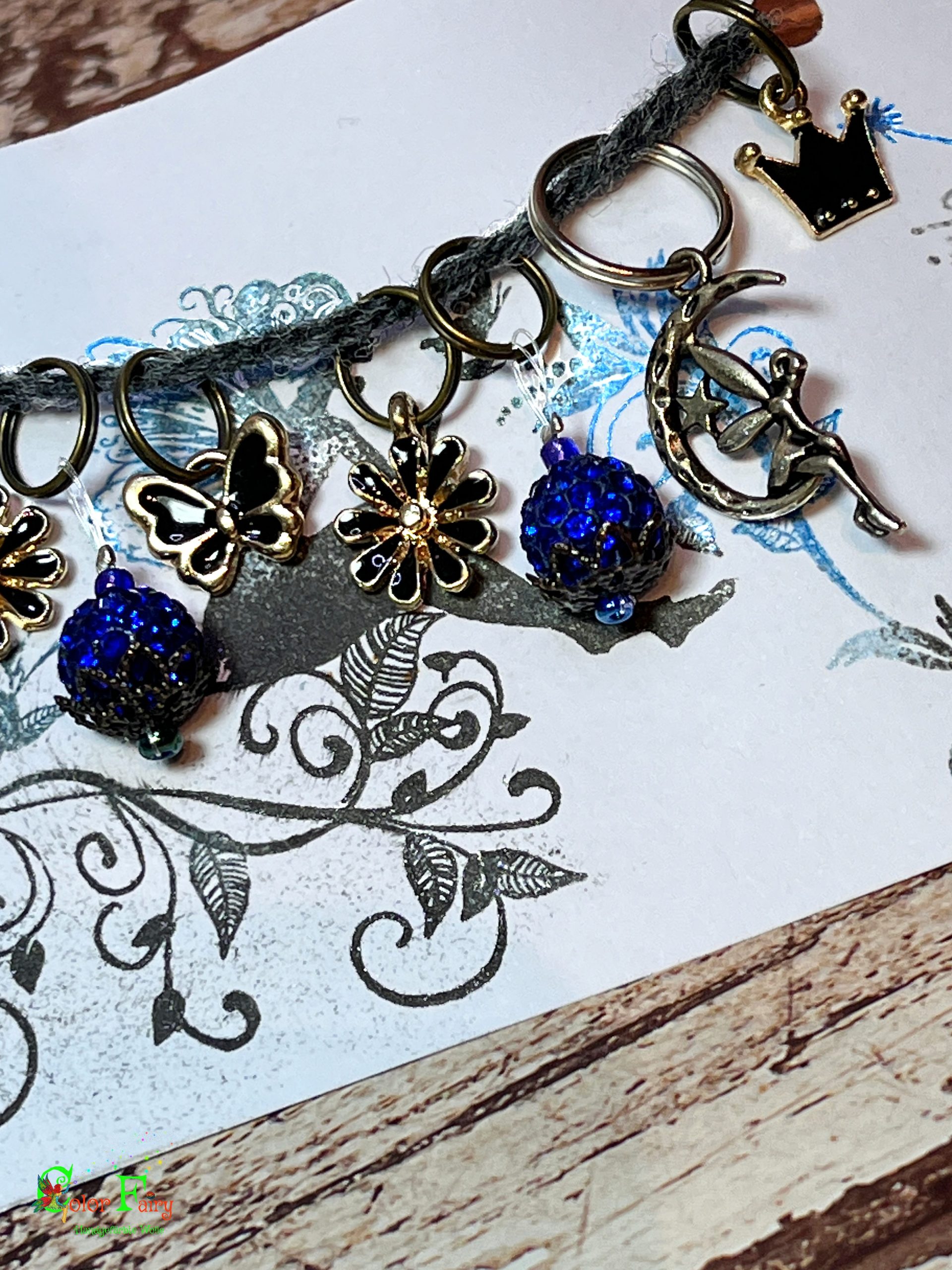 Maschenmarkierer Set Blau – Bild 2