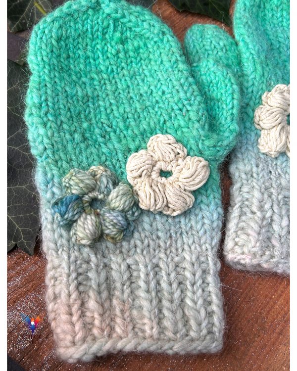 Fäustling Mint Flower – Bild 4