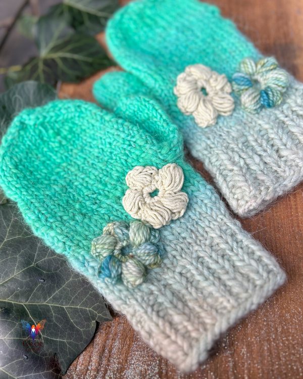 Fäustling Mint Flower – Bild 5